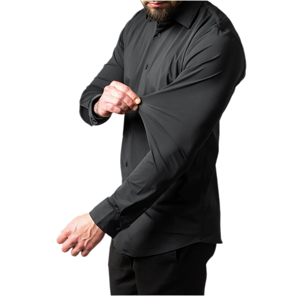D.H.M 25 | PRIME STRETCH BUSINESS POLO - GRAY