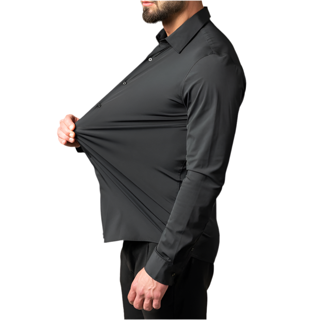 D.H.M 25 | PRIME STRETCH BUSINESS POLO - GRAY