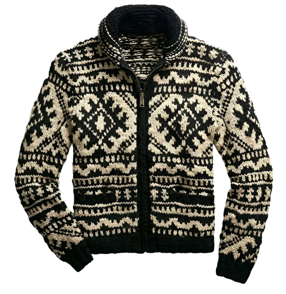 DHM ~ Casual Warm Gebreid Vest - Articic