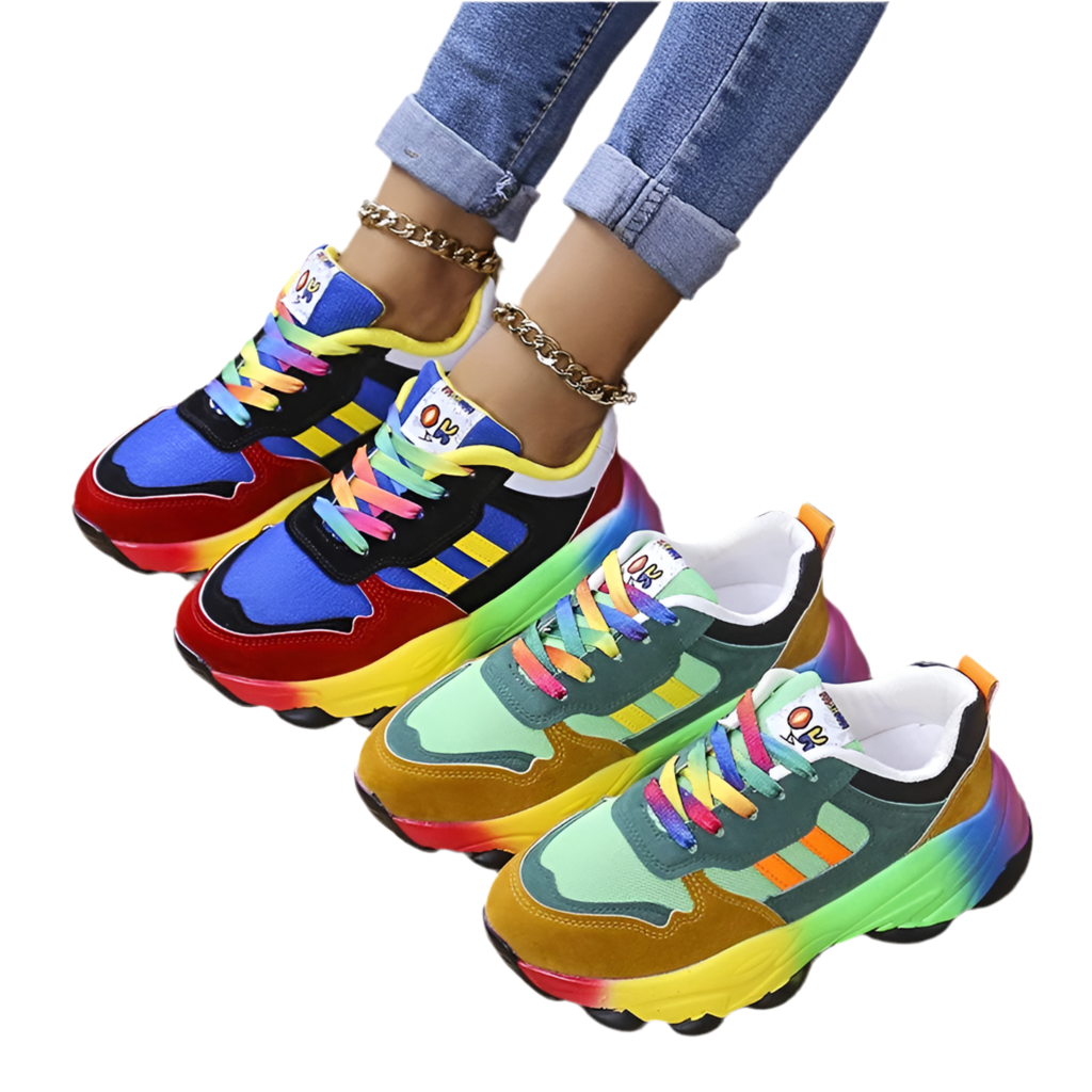 DHM ~ Orthopedische Rainbow Sneaker