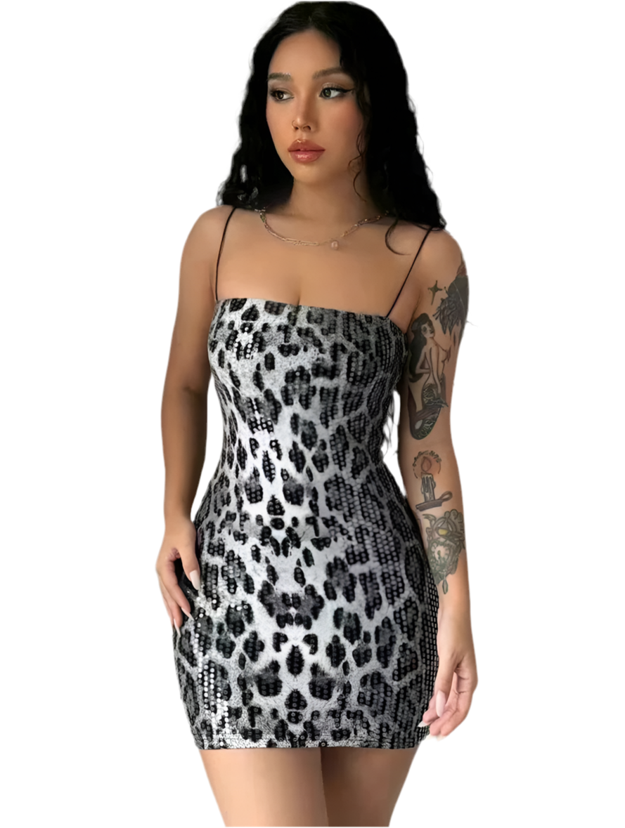 DHM ~ Leopard Art-Print Dress