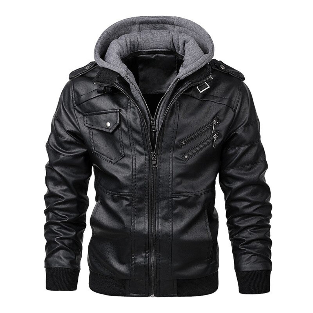 DHM ~ Leren Winterjas met Capuchon - Daniel's