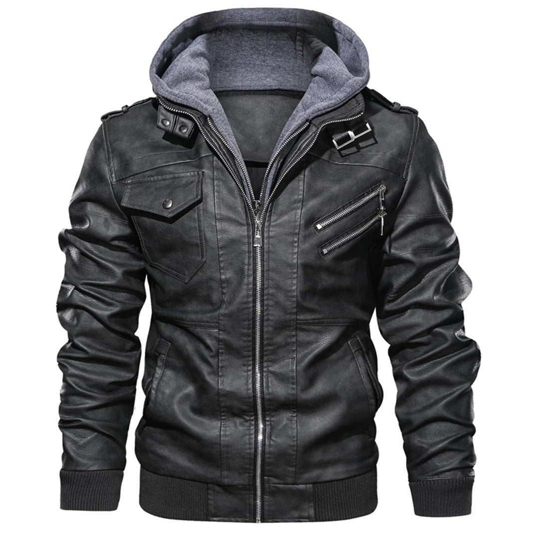 DHM ~ Leren Winterjas met Capuchon - Daniel's