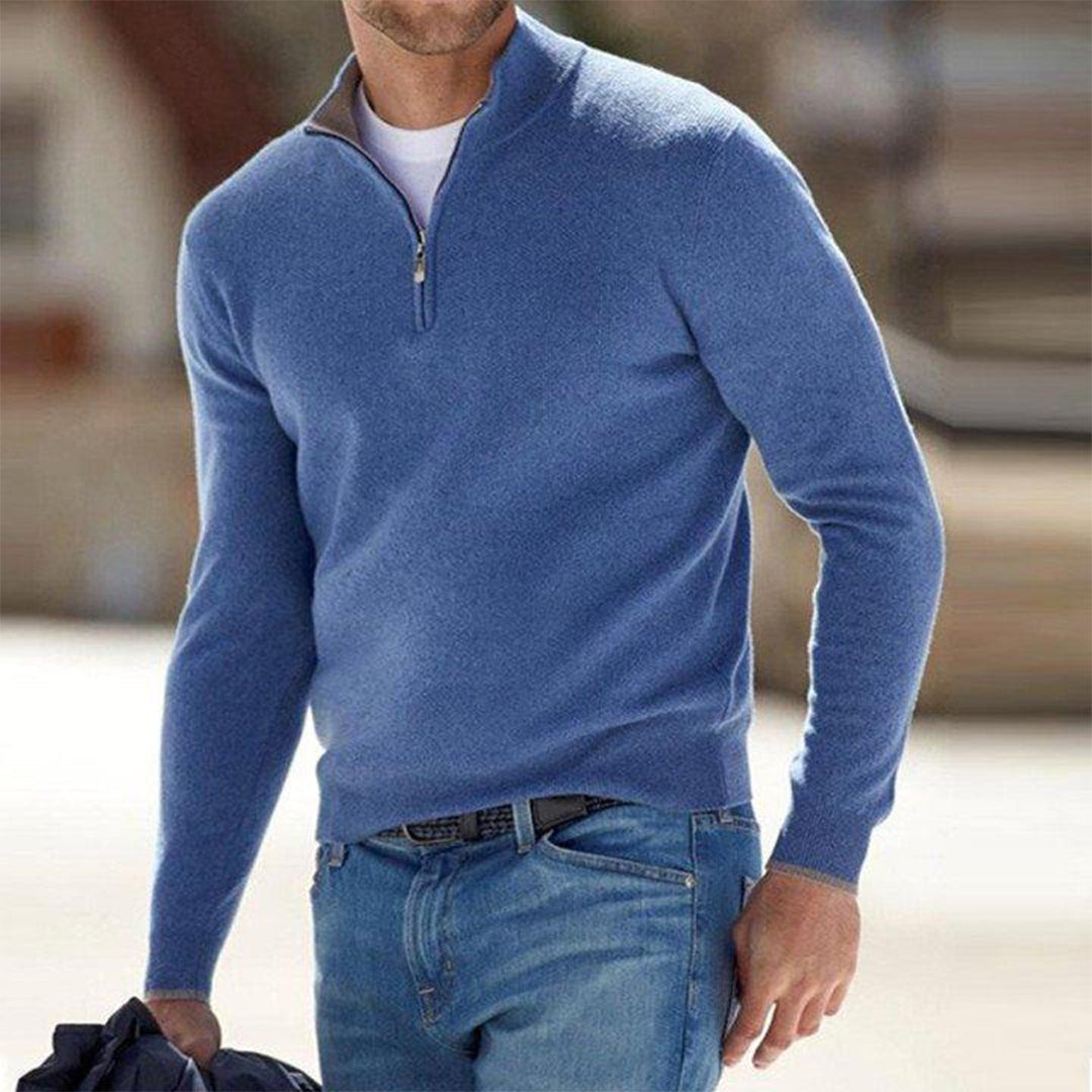 DHM ~ Casual Half-Zip Sweater
