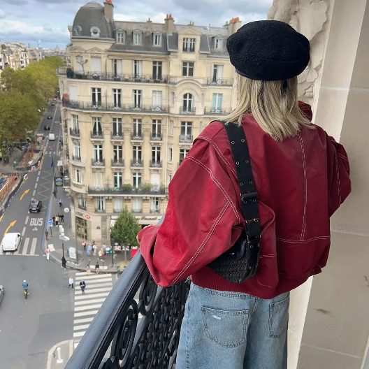 DHM ~ Oversized leren jas