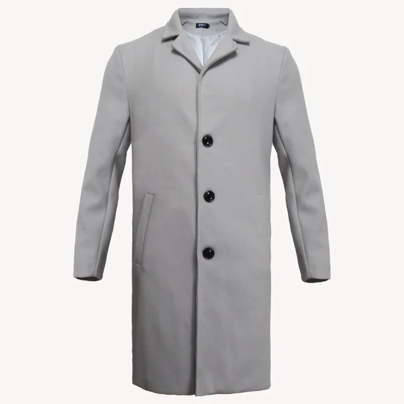 DHM ~ Middellange Casual Herfst- en Winterjas - LUCAS