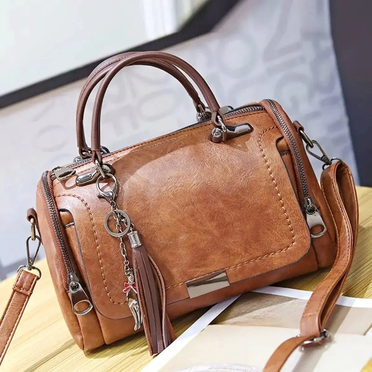 DHM ~ Irmela | Leren tas