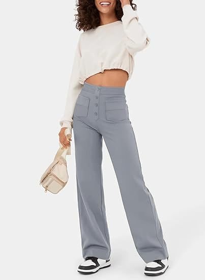 DHM ~ High-Waisted Jeans Leaf Green