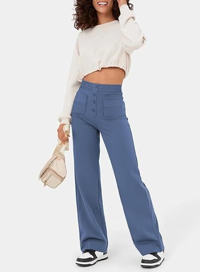 DHM ~ High-Waisted Jeans Leaf Green