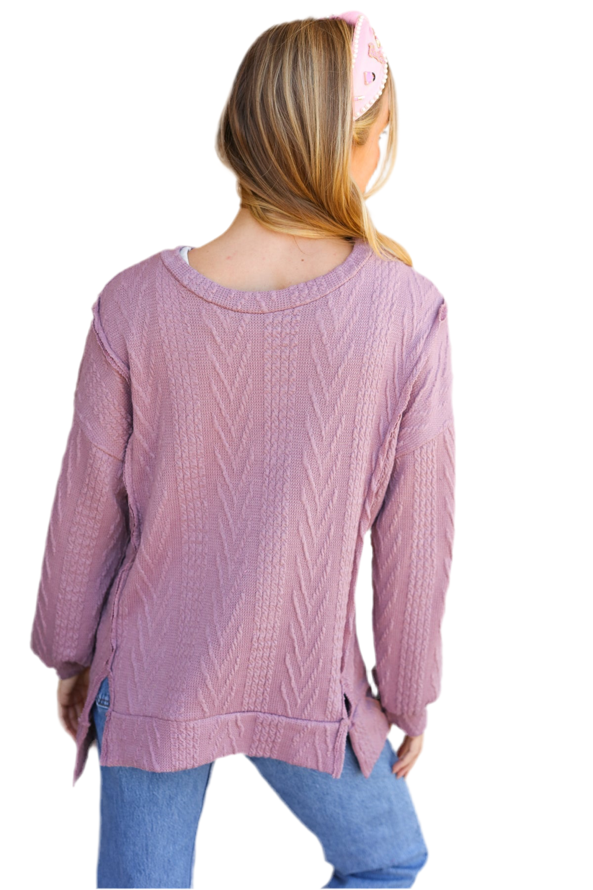 DHM ~  Casual Purple Winter Sweater