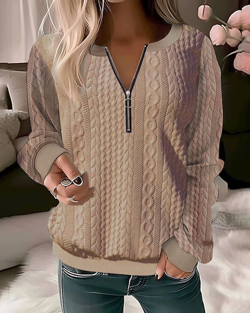DHM ~ Casual Halfzip Sweater
