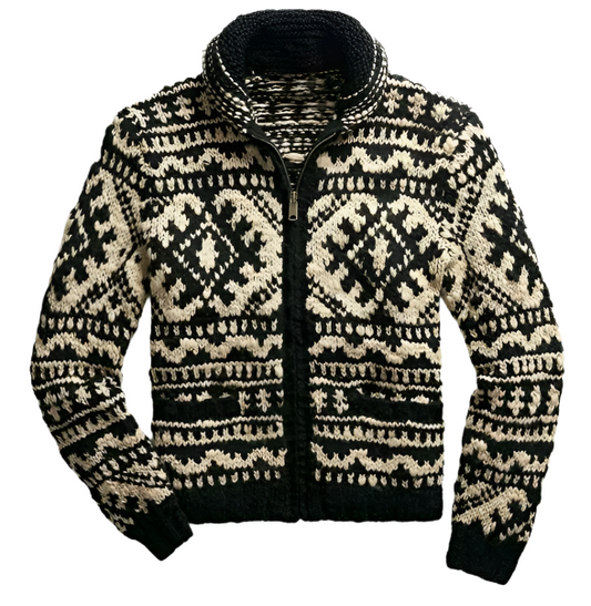 DHM ~ Casual Warm Gebreid Vest - Articic
