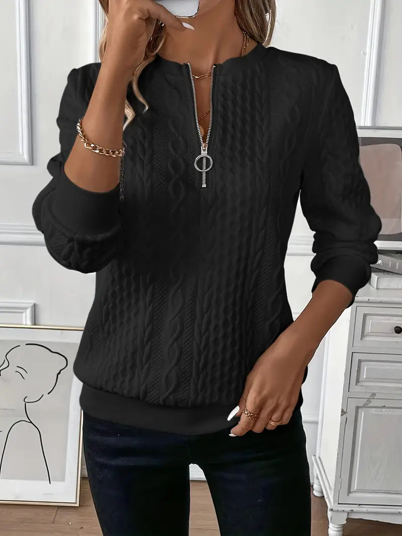 DHM ~ Casual Halfzip Sweater