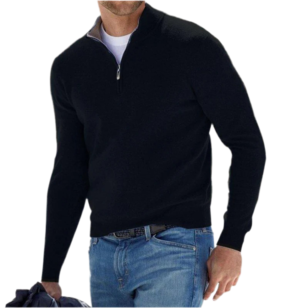 DHM ~ Casual Half-Zip Sweater