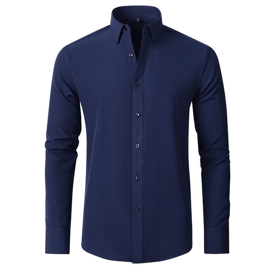 D.H.M 25 | PRIME STRETCH BUSINESS POLO - OCEAN BLUE