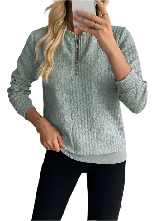 DHM ~ Casual Halfzip Sweater