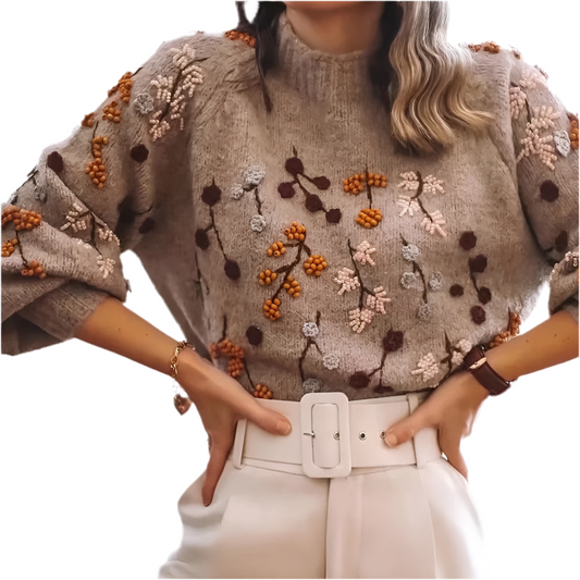 DHM ~ Diva Flower Sweater