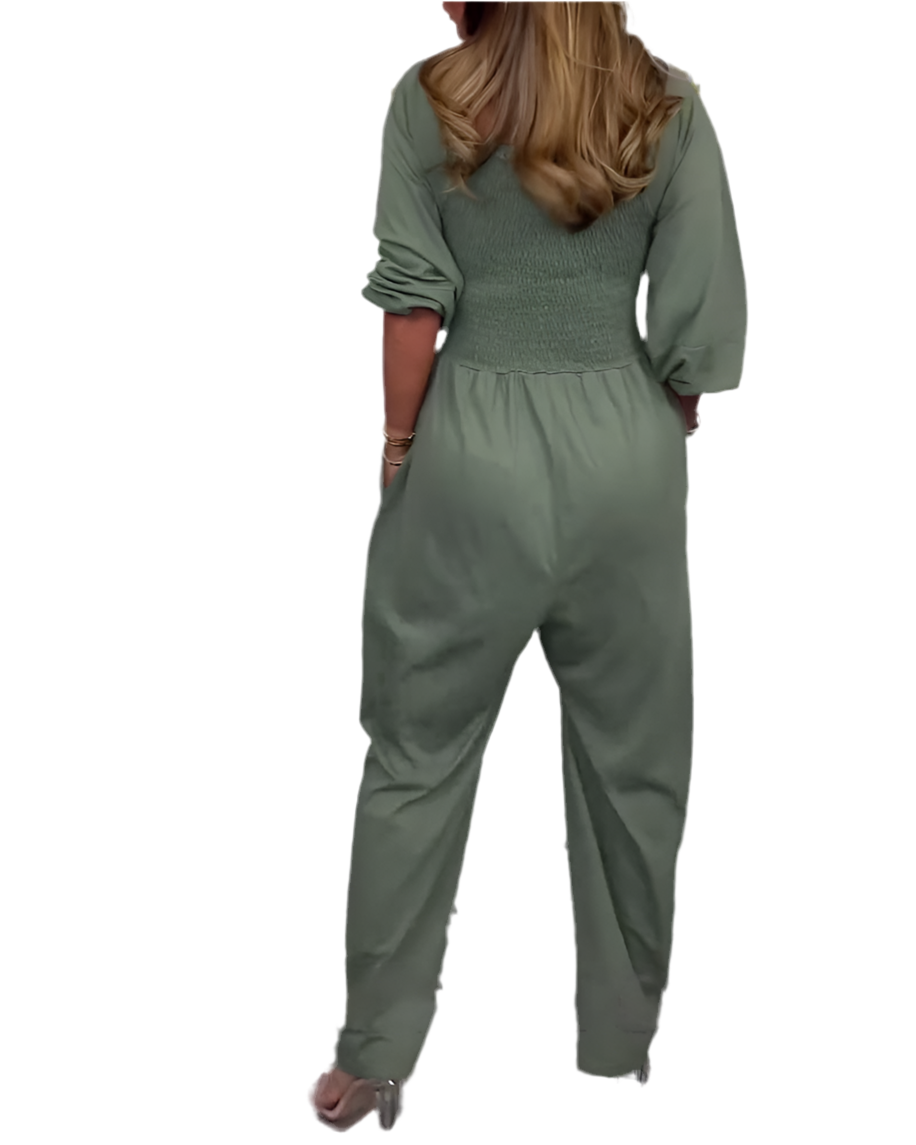 DHM ~ Tijdloze Katoenen Jumpsuit
