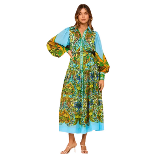 DHM ~ Maxi Art-Print Dress