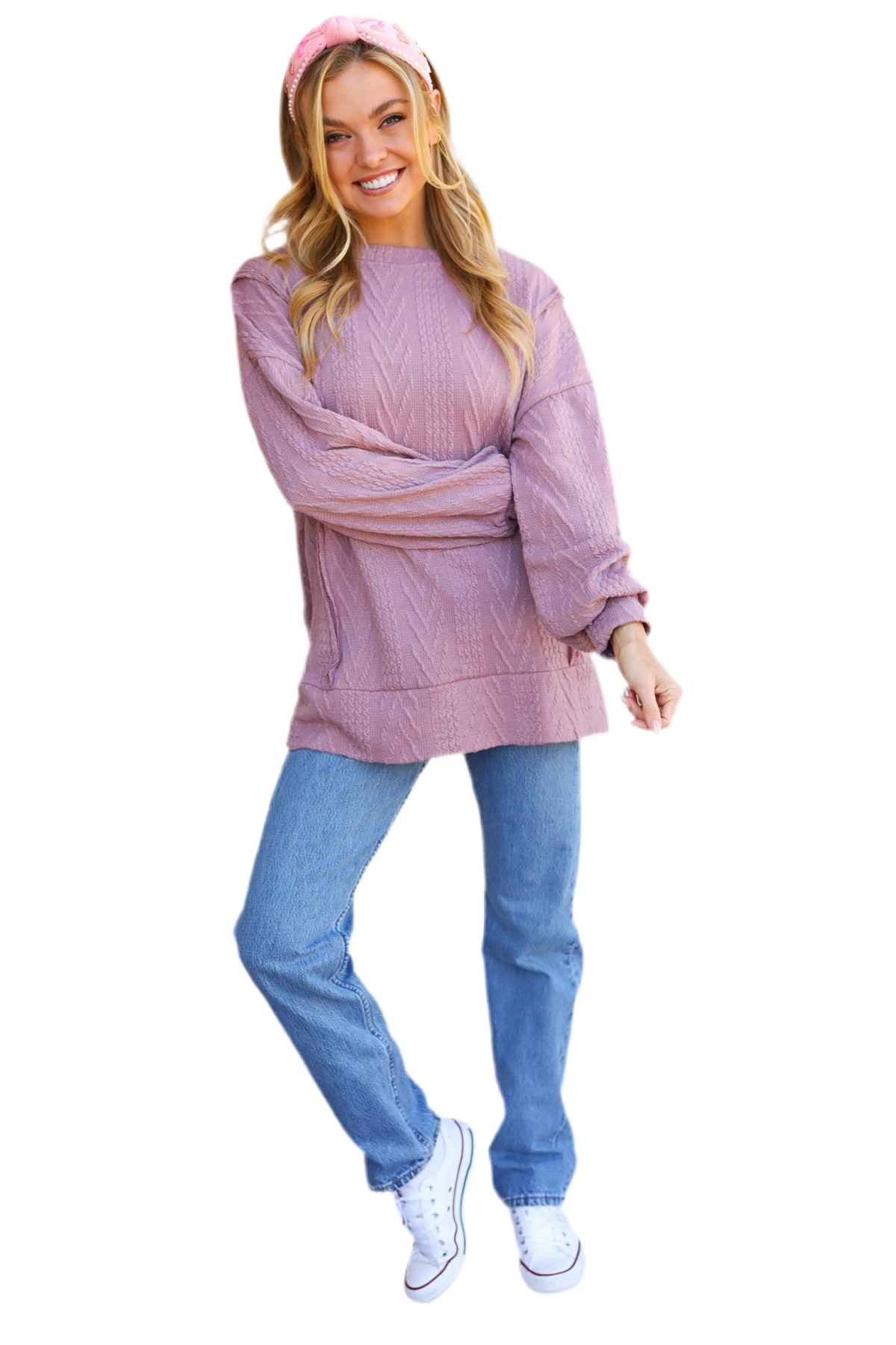 DHM ~  Casual Purple Winter Sweater