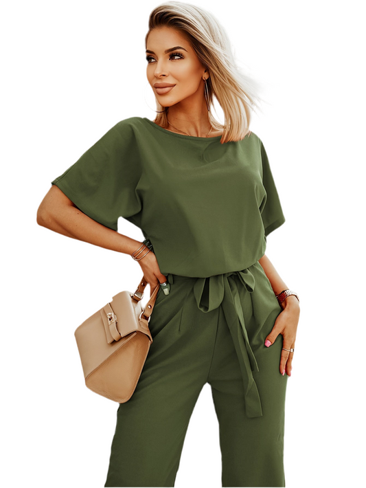 DHM ~ Brede Pijpen Jumpsuit