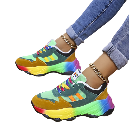 DHM ~ Orthopedische Rainbow Sneaker