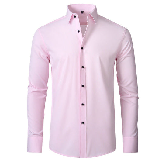 D.H.M 25 | PRIME STRETCH BUSINESS POLO - PINK