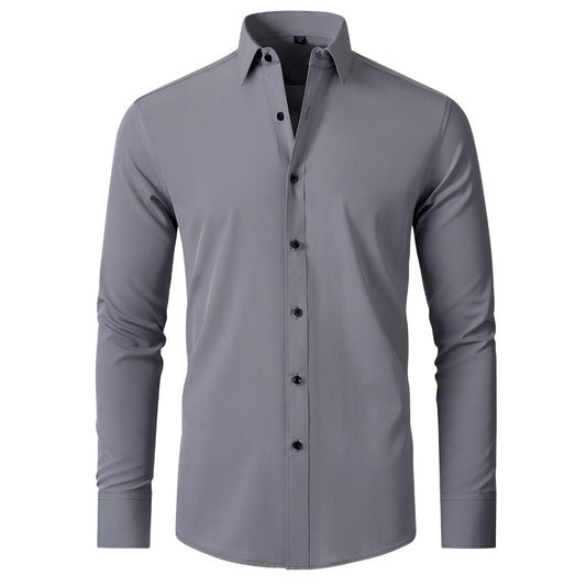 D.H.M 25 | PRIME STRETCH BUSINESS POLO - GRAY