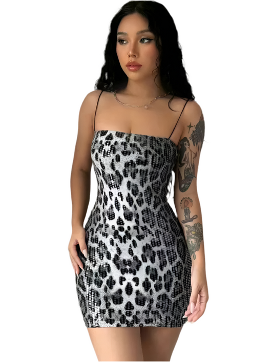 DHM ~ Leopard Art-Print Dress