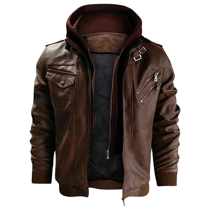 DHM ~ Leren Winterjas met Capuchon - Daniel's