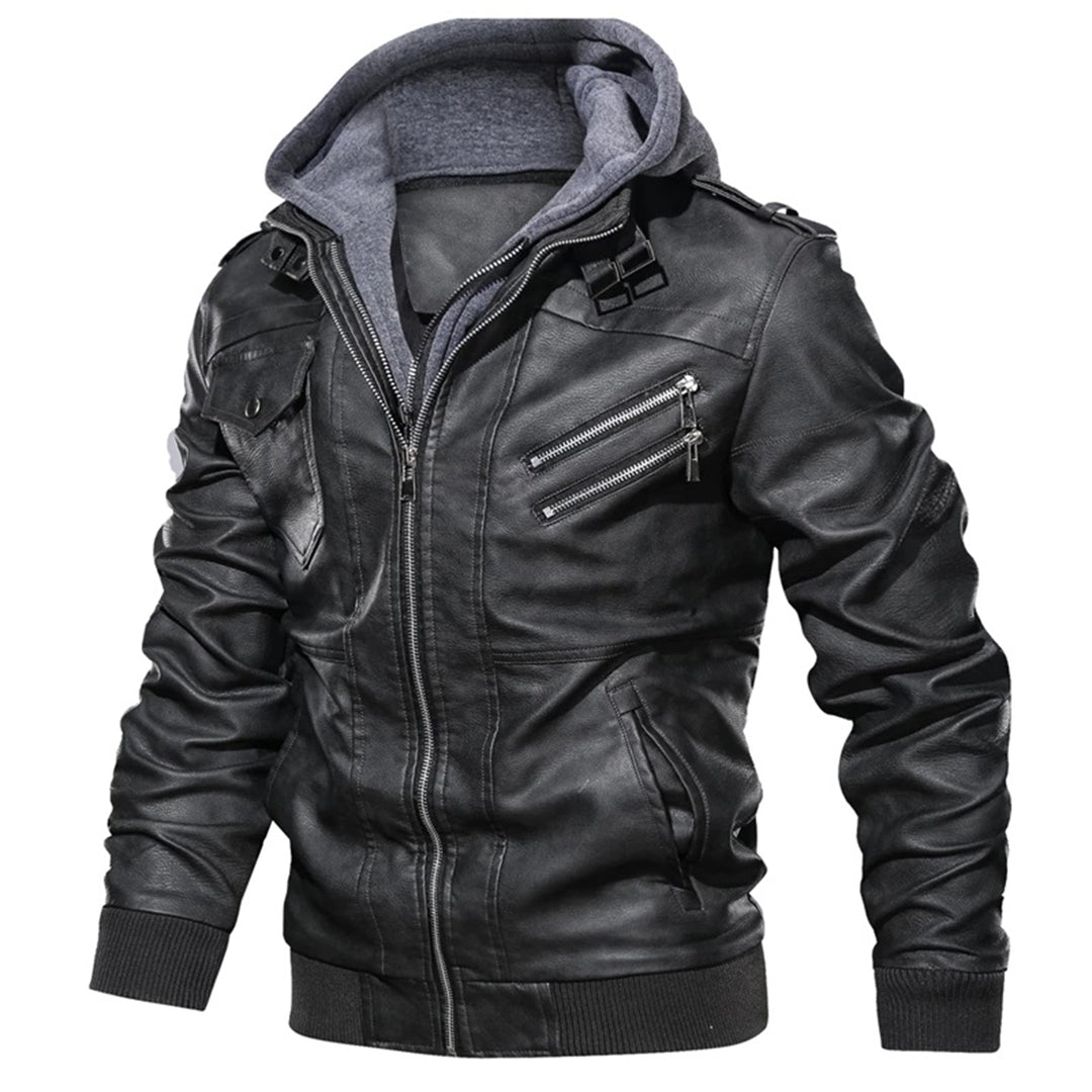 DHM ~ Leren Winterjas met Capuchon - Daniel's