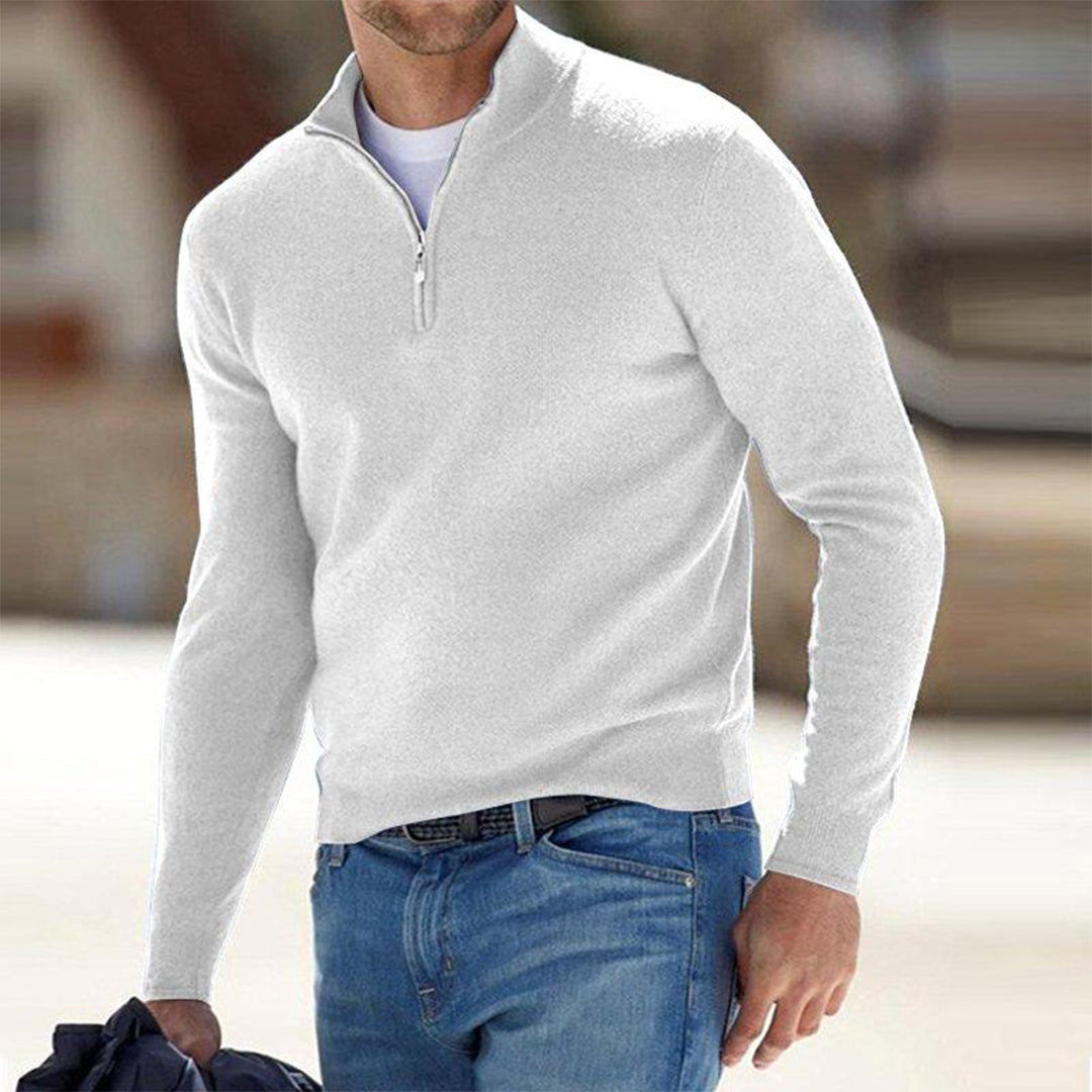 DHM ~ Casual Half-Zip Sweater