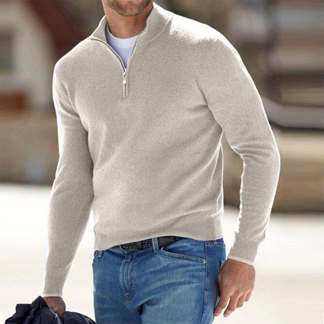 DHM ~ Casual Half-Zip Sweater