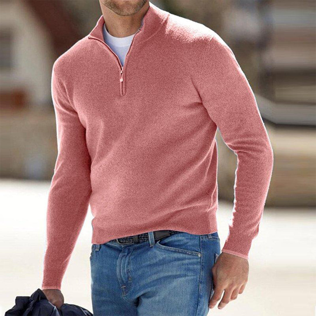 DHM ~ Casual Half-Zip Sweater