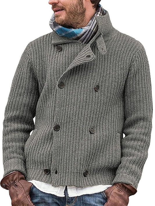 DHM ~ Vintage Gebreid Knopen Vest - Bolton