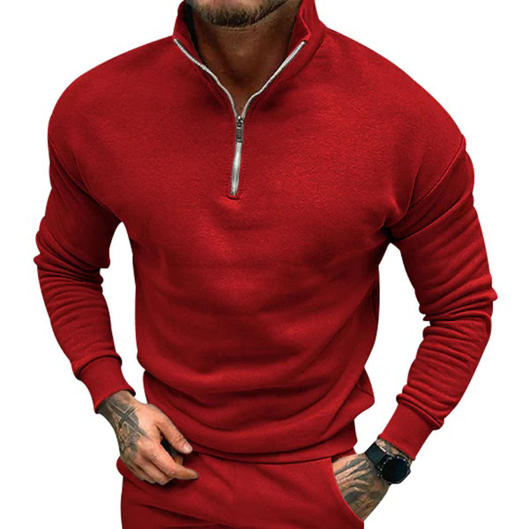 DHM ~ Premium Half-Zip Sweater