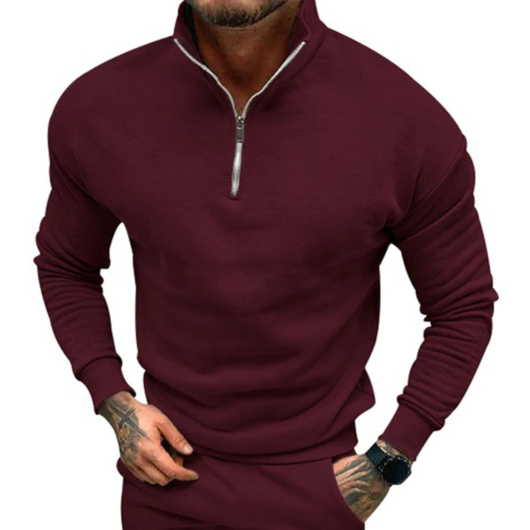 DHM ~ Premium Half-Zip Sweater