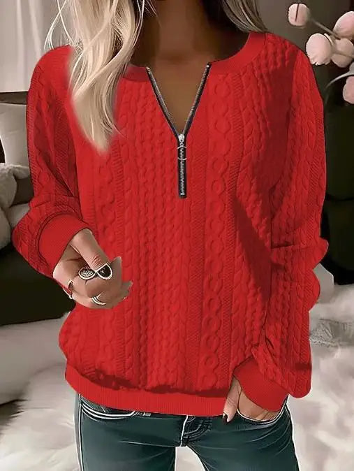 DHM ~ Casual Halfzip Sweater
